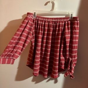 Off the shoulder flowy top